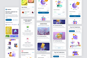 Responsive NFT Marketplace Website