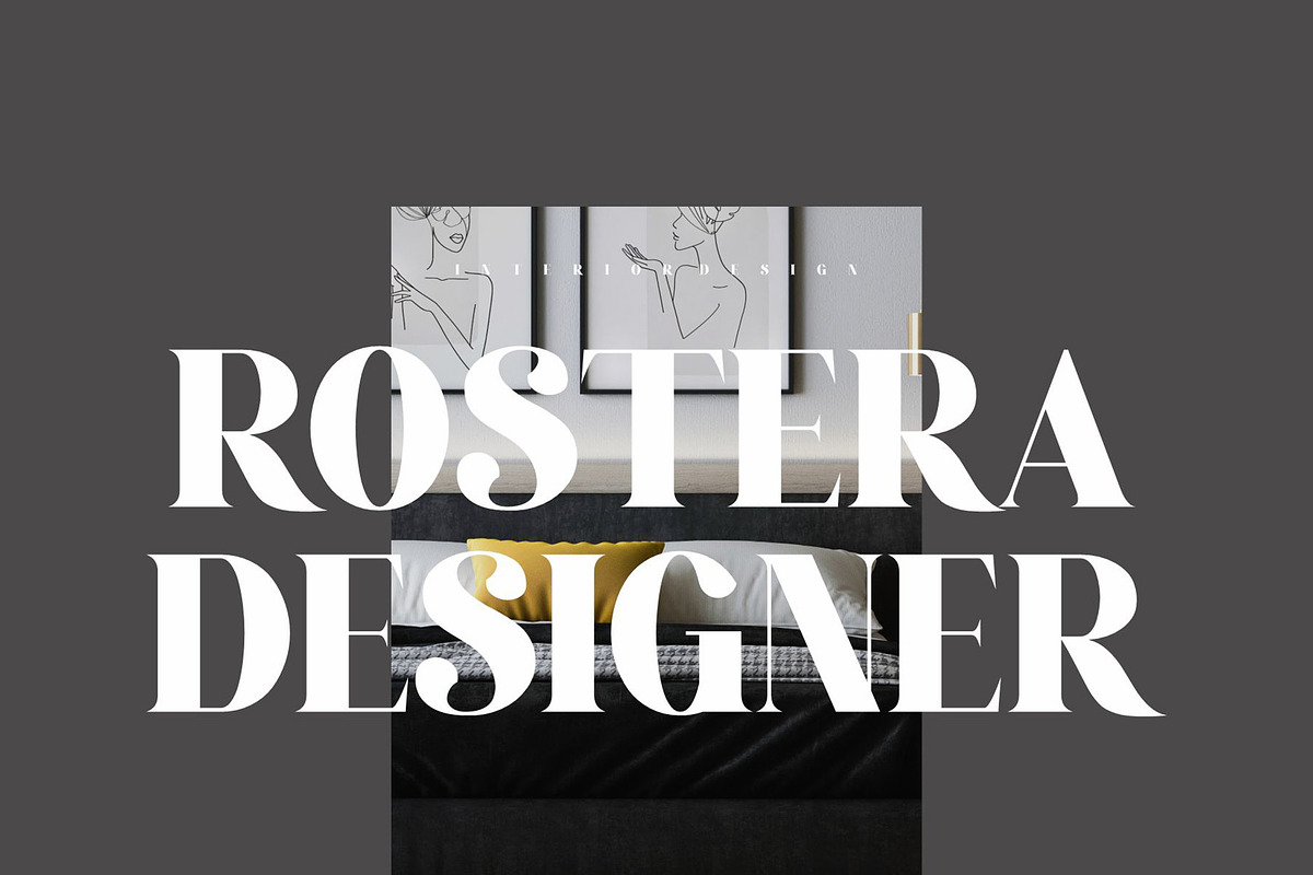 ROMANS Modern Serif Font, a Slab Serif Font by Alfinart (Photo 4 of 8)