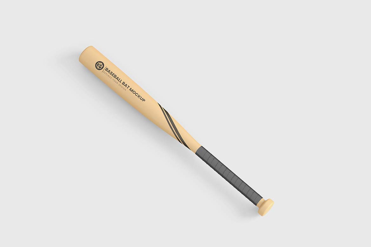 Baseball Bat Mockup Set, an Advertising Mockup by tiyasprabawa (Photo 2 of 5)