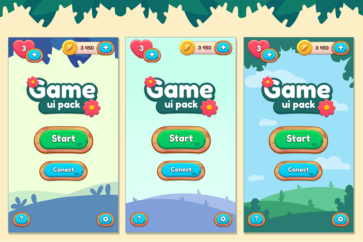 Tropical GUI Pack, an Object Graphic by KartInnka (Photo 10 of 15)