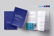 Business White Paper Template, a Brochure Template by Designsoul14 (Thumbnail 1 of 13)