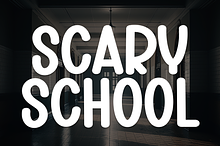 Scary School | Script Font