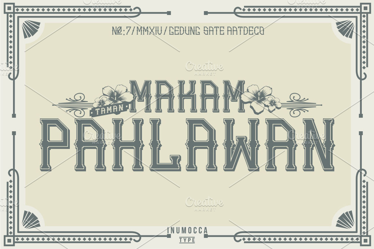 Artdeco (family font) preview 5