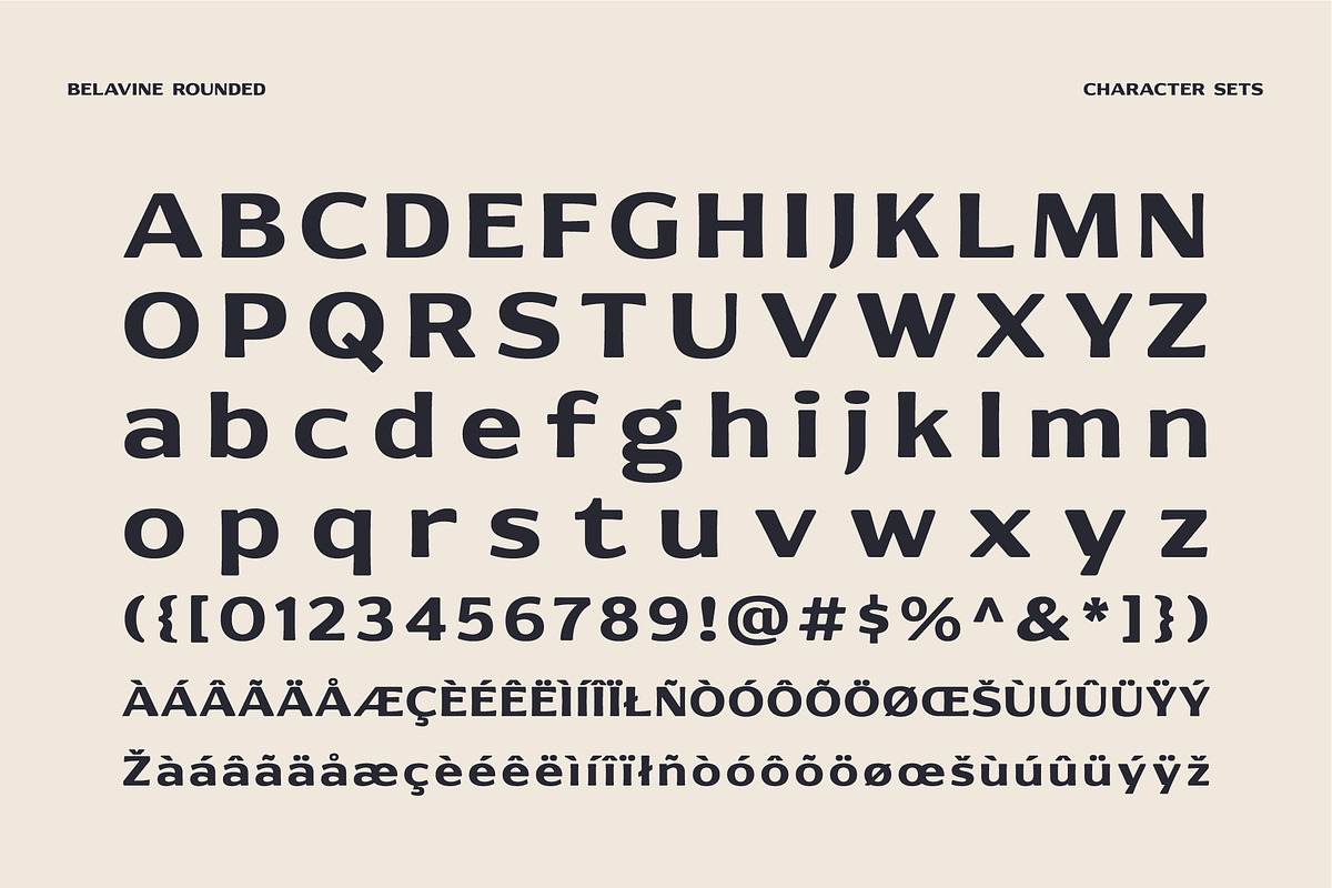 Belavine Rounded – Elegant Soft-Edge, a Sans Serif Font by Roams Type (Photo 4 of 8)