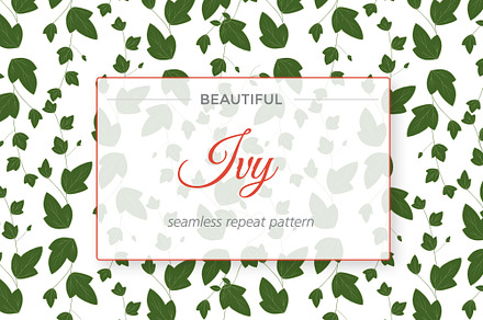 Ivy Botanical Seamless Repeat Patter