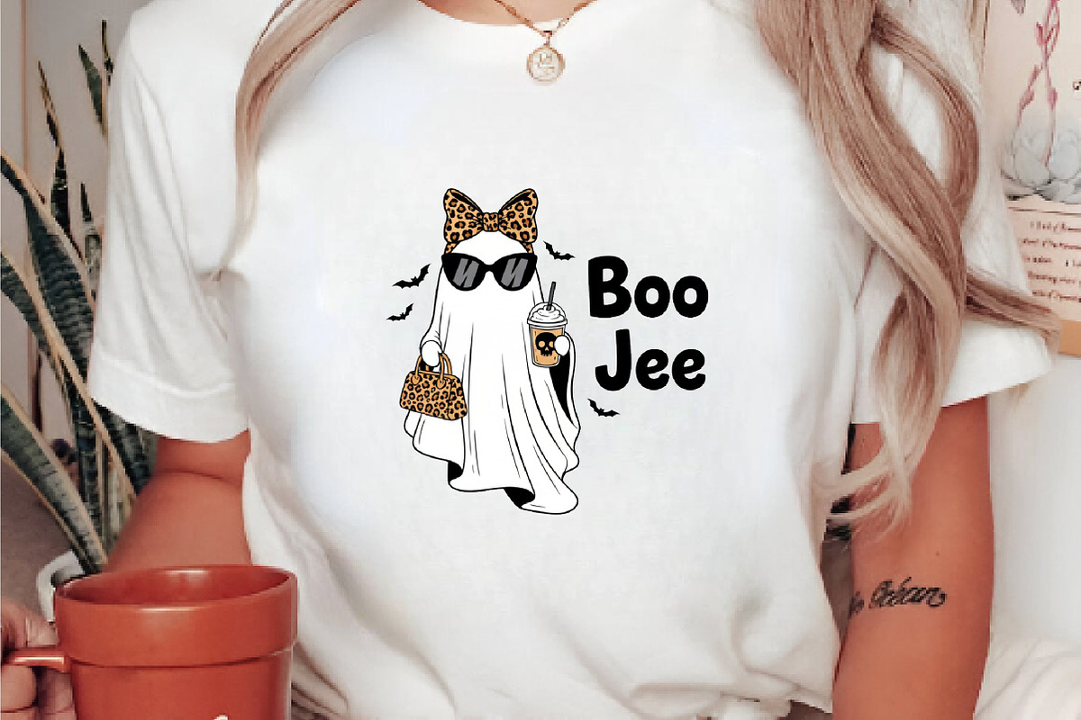 Halloween Boo-Jee Ghost Sublimation, an Illustration by DreamArtGraphic (Photo 4 of 5)