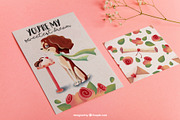 Puppy love. Valentine's Day clipart, an Animal Illustration by Astel (Thumbnail 2 of 8)