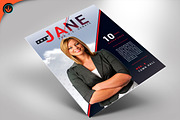 Vote Jane Political Flyer Template, a Flyer Template by SeraphimChris (Thumbnail 1 of 2)