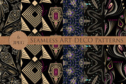 SALE! ART DECO seamless patterns, a Pattern Graphic by Futurel (Thumbnail 1 of 4)