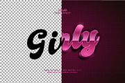 Text Effect Girly, a Layer Style Add-On by Navy Graphic (Thumbnail 2 of 2)