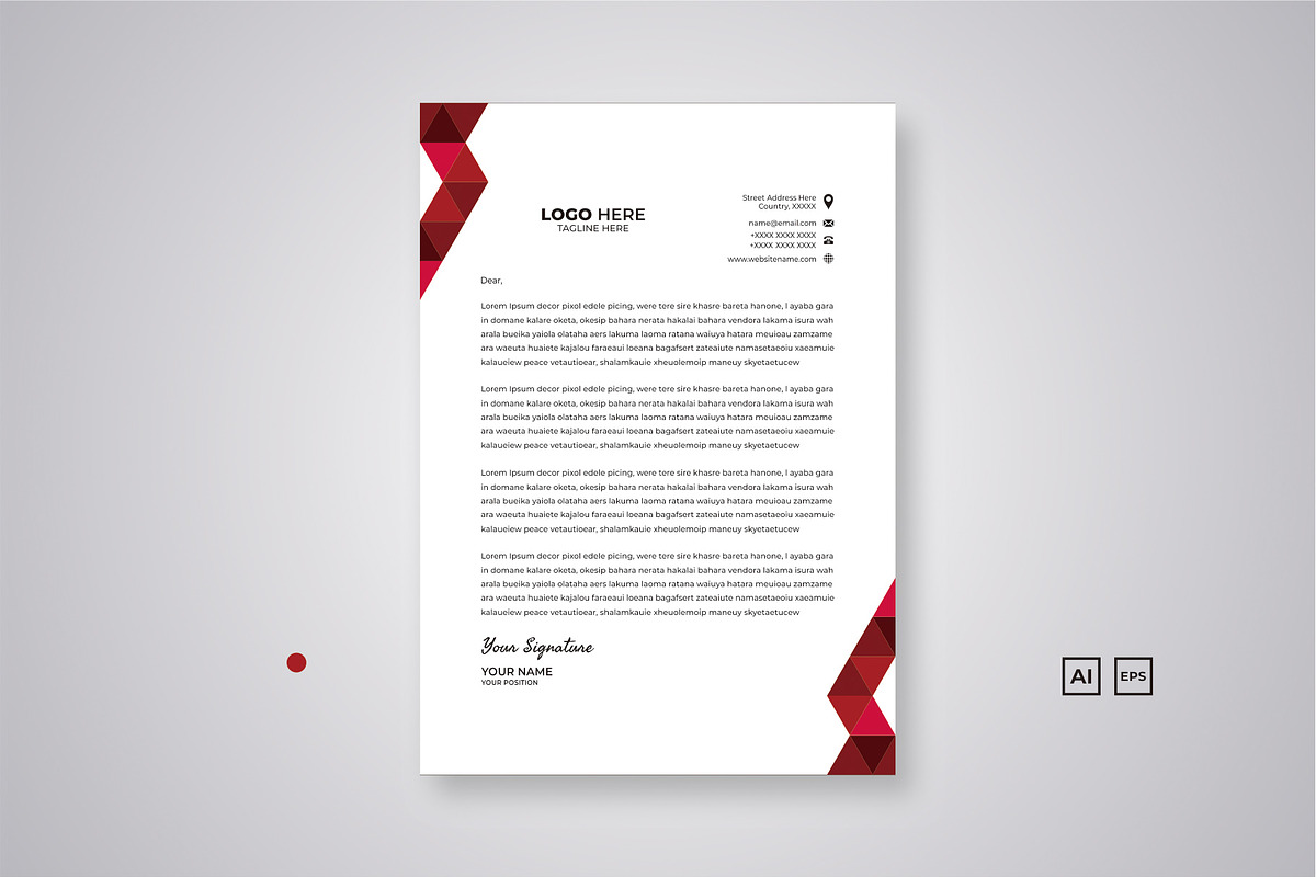 Letterhead, a Templates & Theme by suhadidesign (Photo 6 of 6)