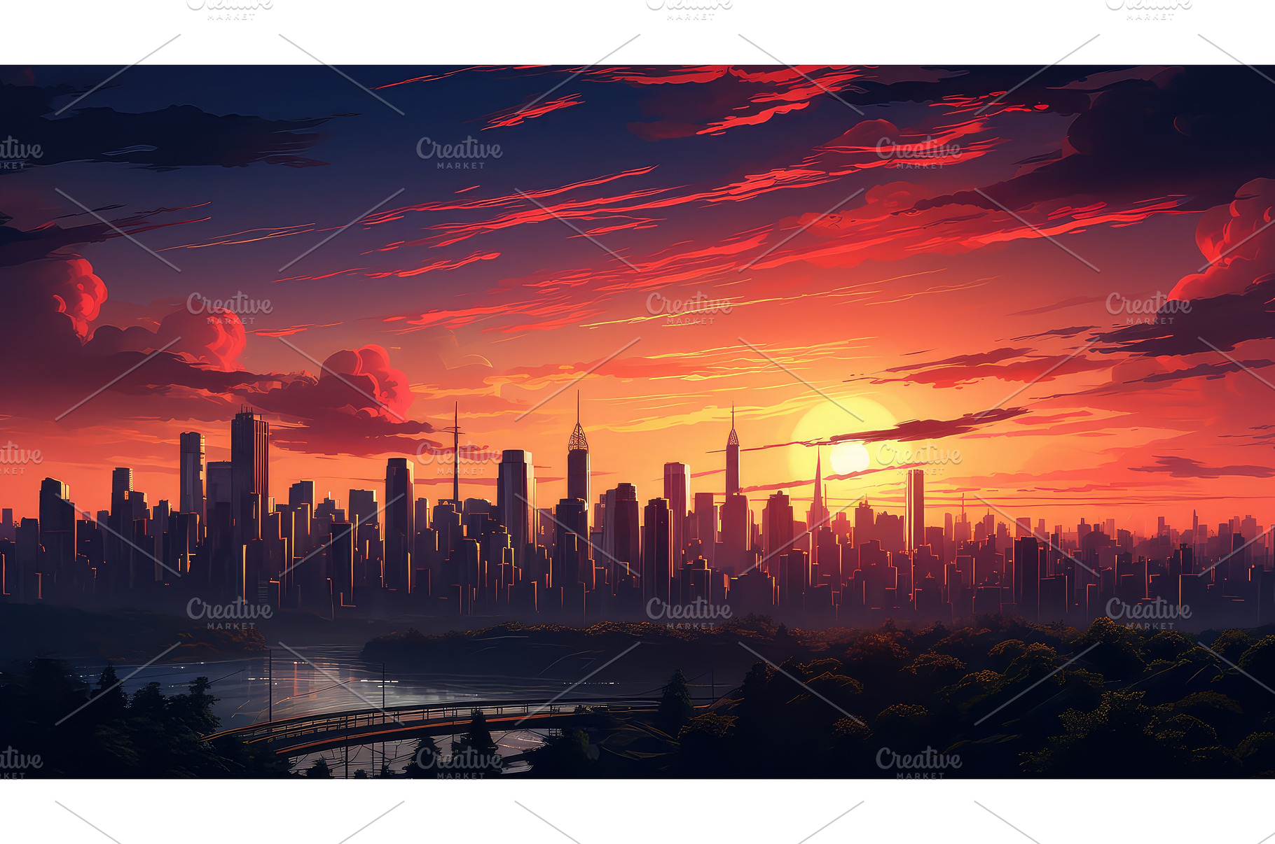 cityscape landscape urban background, an Architecture Photo by pikepicture