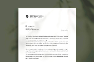 Minimal Letterhead