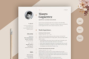 Resume / Cv Template, a Resume Template by Estartshop (Thumbnail 1 of 7)