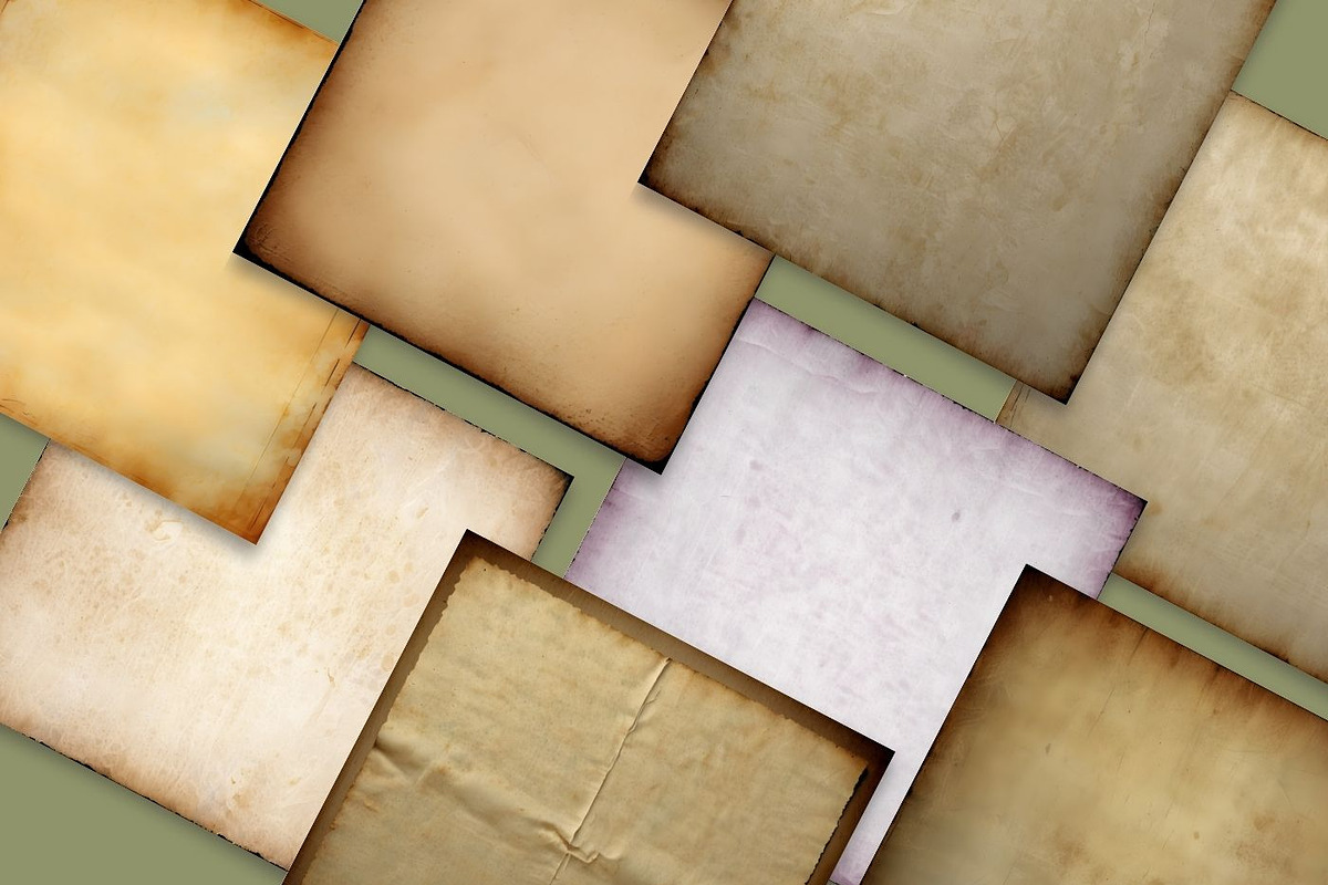 44 Old Paper Vintage Textures, a Background Graphic by UniqueMe (Photo 14 of 14)