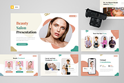 Larisa - Beauty Salon Google Slide, a Presentation Template by Annora Studio (Thumbnail 1 of 8)