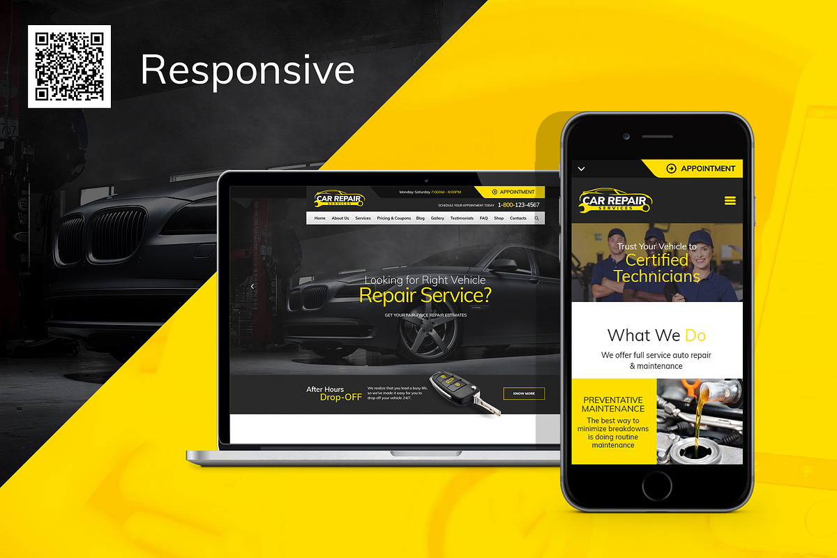 Car Repair Service - HTML Template, a HTML Template by TonyTemplates (Photo 2 of 5)