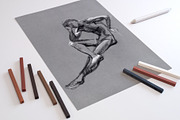Artist and creative mockup set, a Pens & Pencil Mockup by INTERARTIVITY (Thumbnail 2 of 25)
