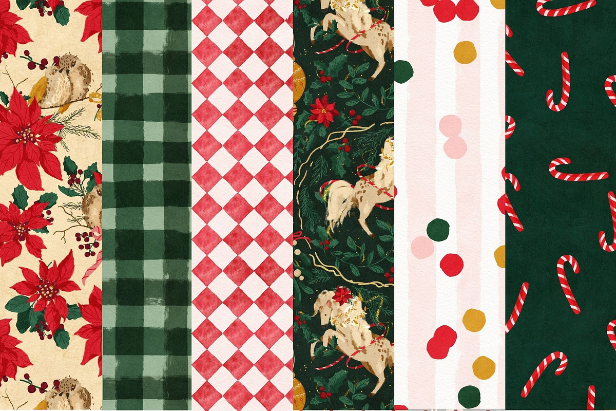 100 Christmas Backgrounds, a Background Graphic by PaperJamLab (Photo 4 of 18)