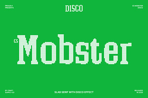 CS Mobster Disco, a Slab Serif Font by Craft Supply Co.