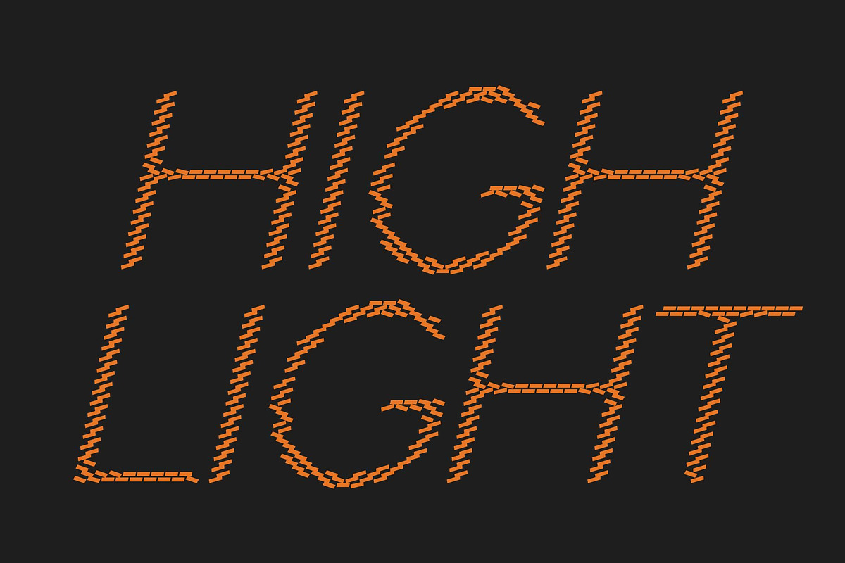Monocole Bricks, a Sans Serif Font by Craft Supply Co. (Photo 5 of 8)