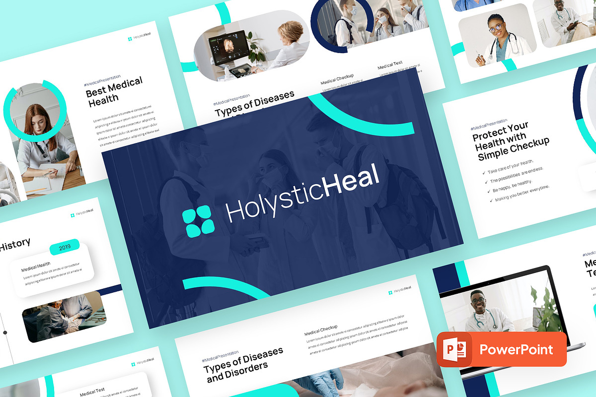 HOLYSTICHEAL - Medical Powerpoint, a Presentation Template by rgbryand (Photo 1 of 9)