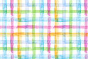 Watercolor rainbow plaid, a Pattern Graphic by Anya-D (Thumbnail 3 of 9)