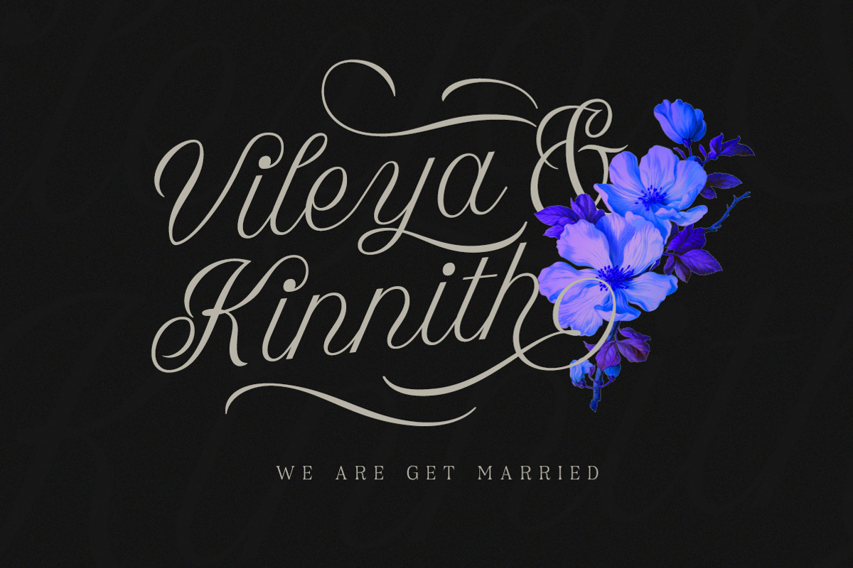 Marivelle Elegant Wedding Script, a Script Font by Letterhend Studio (Photo 5 of 10)