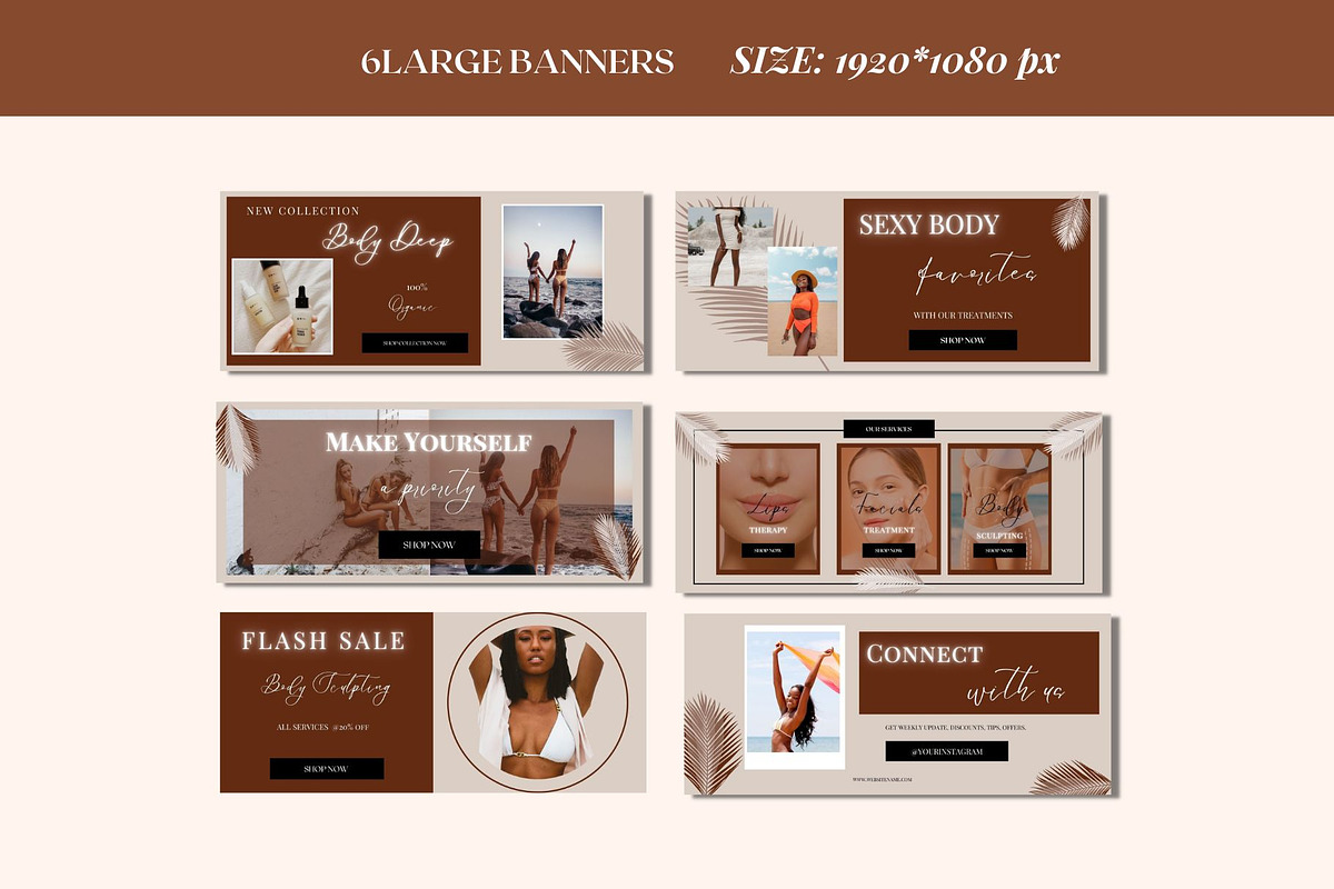 Canva Website Banner Templates -Bold preview 3