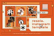 Resela Intsgram Template, a Social Media Template by Creatchees.std (Thumbnail 1 of 5)