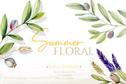 Watercolor Summer Picnic Collection, a Food Illustration by S_ARTLOVE (Thumbnail 3 of 11)
