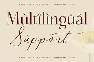 Adoretta Holland Font Duo