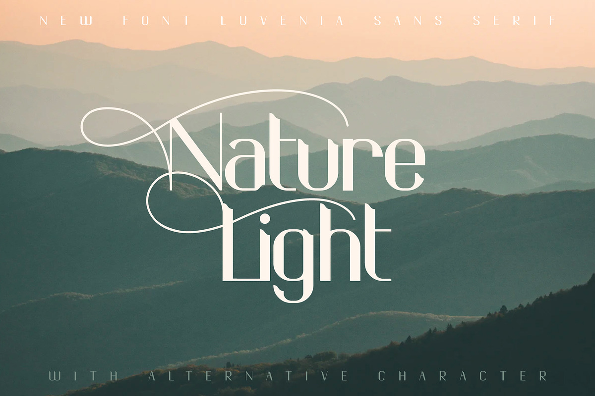 Luvenia sans serif modern, a Sans Serif Font by Missingfont.std (Photo 7 of 12)