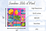 Sunshine State of Mind Digital Paper, a Pattern Graphic by Paper & Pattern Studio (Thumbnail 4 of 9)