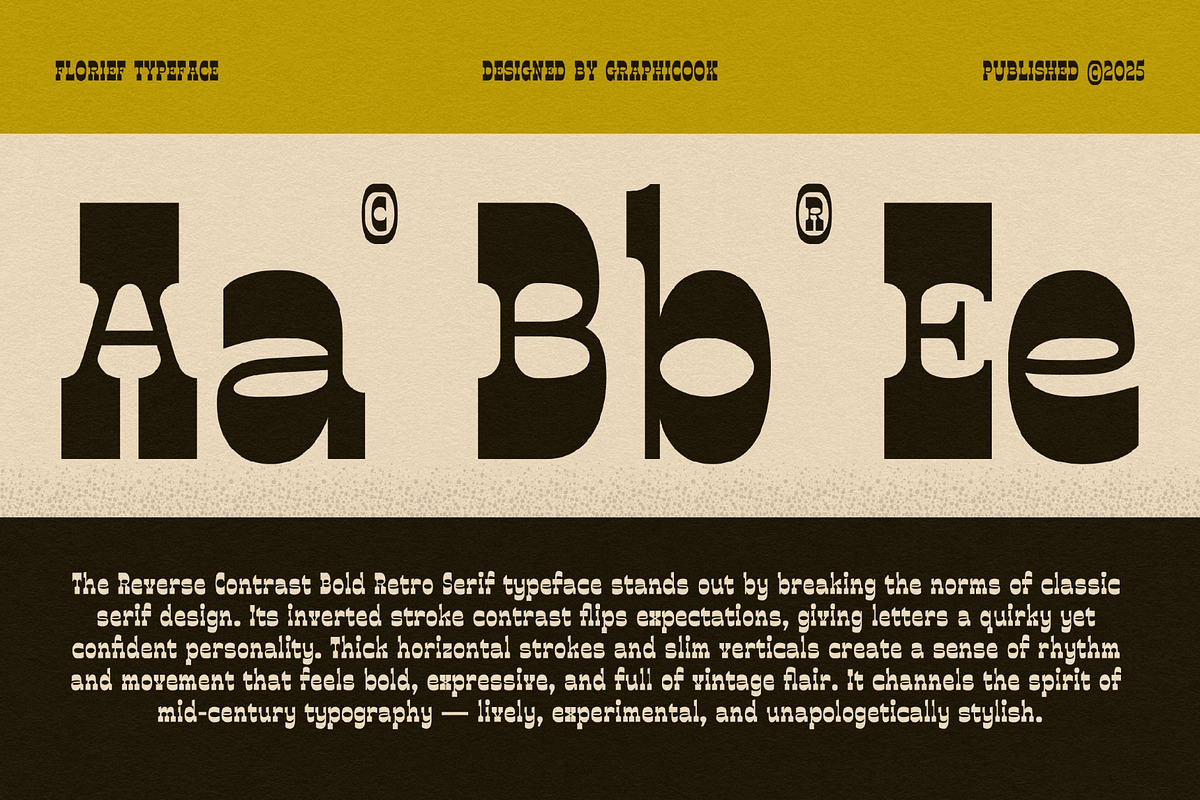 Florief, a Slab Serif Font by graphicook (Photo 9 of 10)