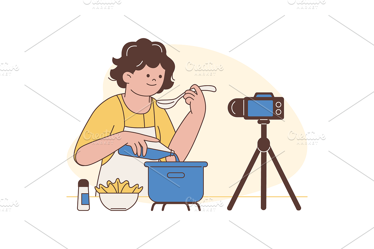 Live Stream & Podcast Illustration, an Object Graphic by Jump Studio (Photo 5 of 12)