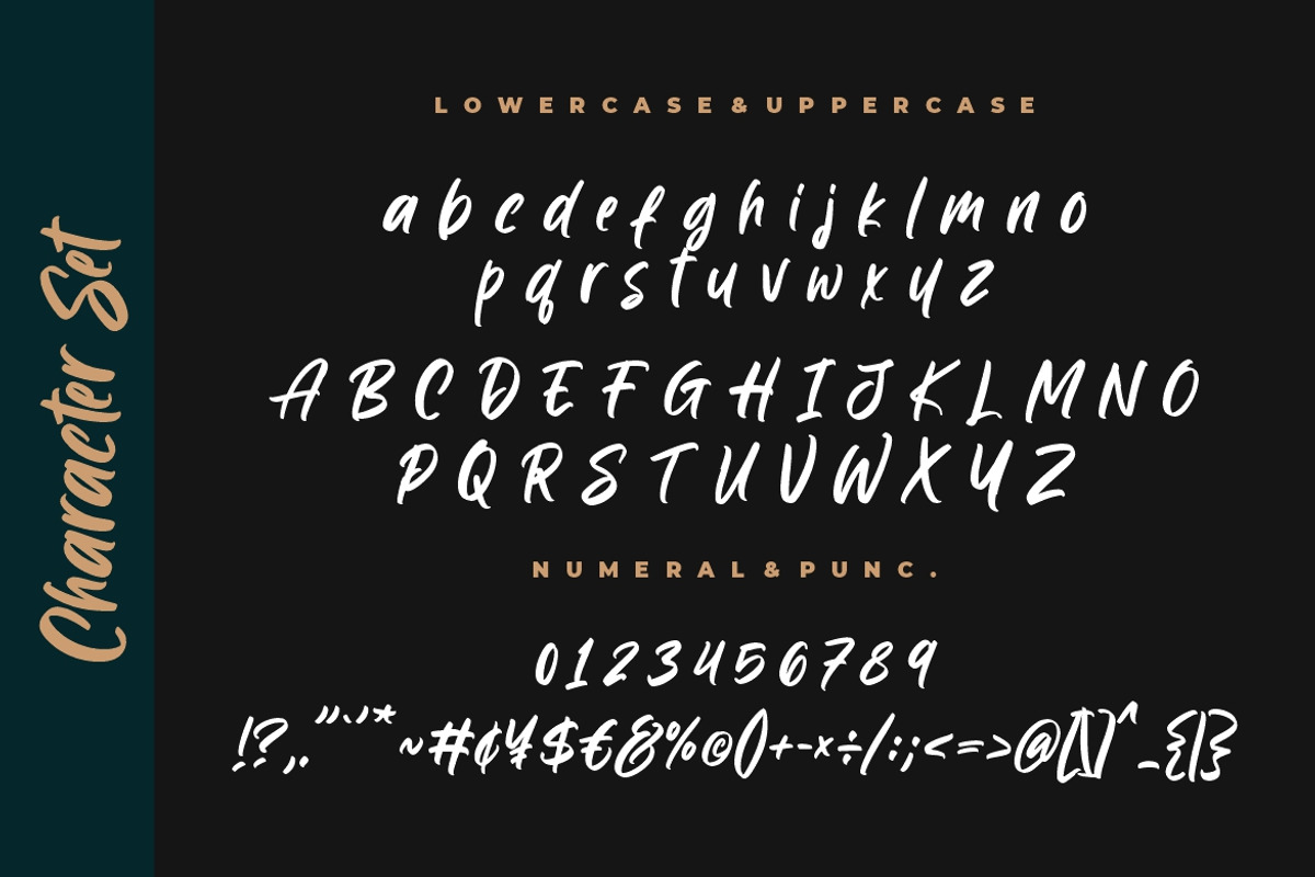 Wyattiky Stylish Brush, a Script Font by Creatype Studio (Photo 9 of 9)