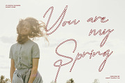 CS Sonya Dashed, a Script Font by Craft Supply Co. (Thumbnail 6 of 8)