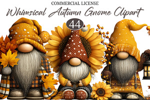 Whimsical Enjoy Cute Autumn Gnome, a Seasonal Illustration by designcity5