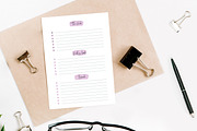 Pretty Printable Planner Pages, a Templates & Theme by DailyMiracleDigitals,LLC (Thumbnail 2 of 5)
