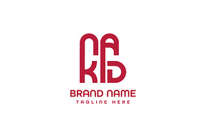 Letter NAKD Logo Design Vector, a Branding & Logo Template by Abir Hossain Waffi