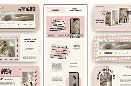 Email Marketing Newsletter Template, an Email Template by Branding Babe Co.