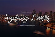 Sydney Lover, a Script Font by Forberas Club (Thumbnail 1 of 7)