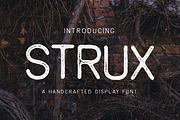 STRUX - Hand-crafted font, a Font by Mark Richardson (Thumbnail 1 of 3)