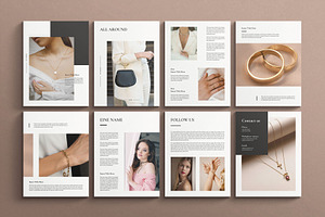 Jewelry Fashion Lookbook Template