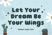 BUBBLELAND, a Handwritten Font by Mozatype (Thumbnail 5 of 10)