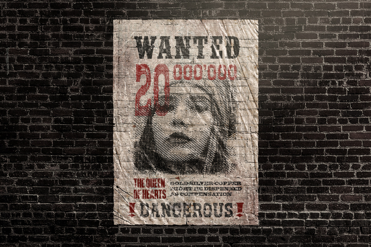 Urban Grunge Wanted Poster Template, an Advertising Mockup by Giallo (Photo 1 of 17)