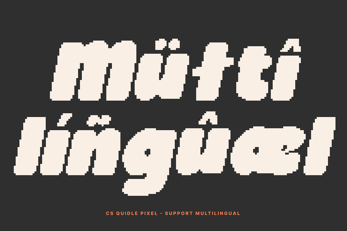 CS Quidle Pixel, a Sans Serif Font by Craft Supply Co. (Photo 5 of 8)
