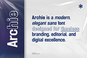 Archie, a Sans Serif Font by Almeera Std (Thumbnail 4 of 6)