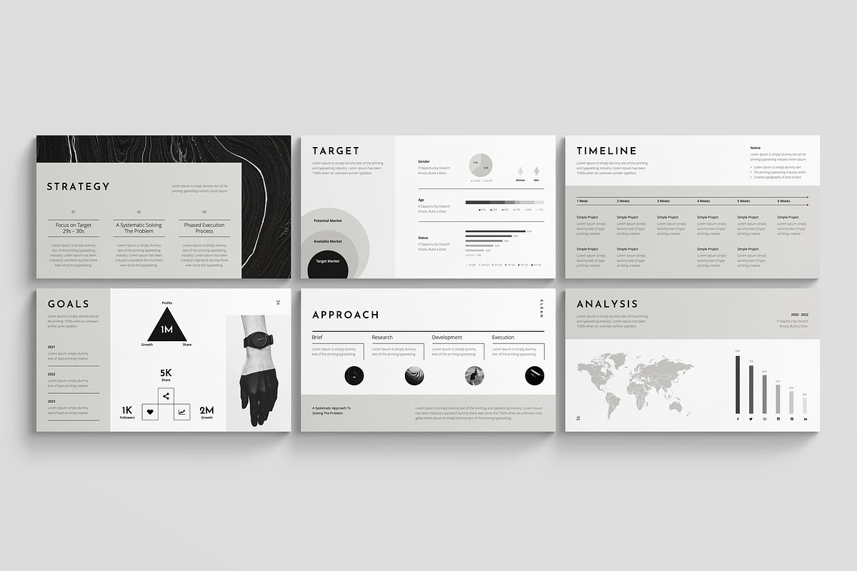 Strategy Presentation Template, a Presentation Template by E-Type (Photo 8 of 10)